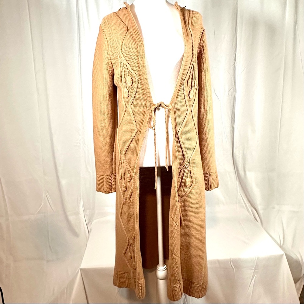 Max Studio London Women’s Sweater Dress Tan Size Medium